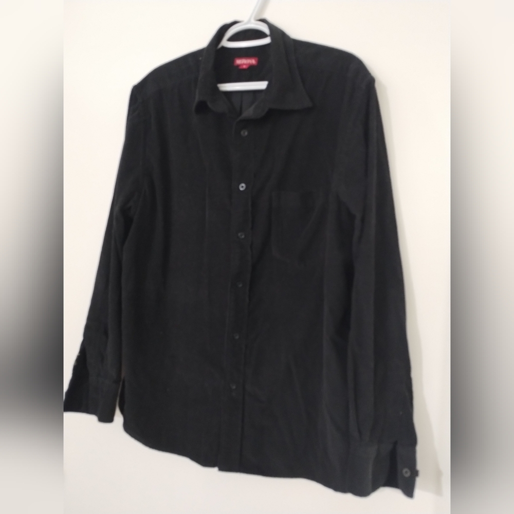 Merona Black Corduroy Shirt